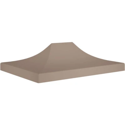 Afbeelding van Partytentdak 270 g/m² 4x3 m taupe