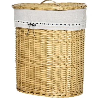 Afbeelding van HOMCOM Wasmand met uitneembare waszak 850 145