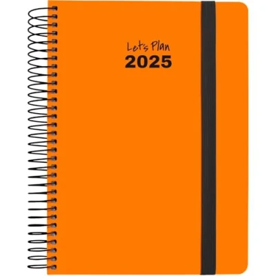 Afbeelding van Agenda Grafoplas NEON Oranje A5 14,8 x 21 cm 2025