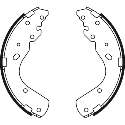 Afbeelding van ABE C03044ABE Remschoenen Achteras 295 54 FORD: Ranger Mk3, Mk2, MAZDA: B Series Pickup