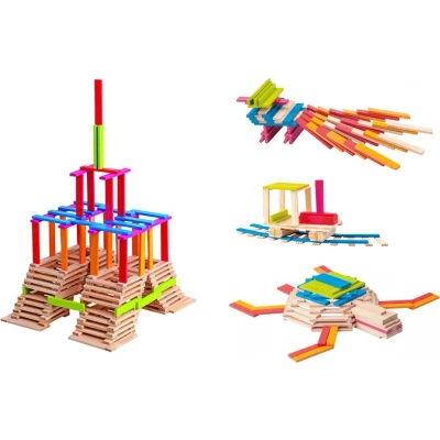 Afbeelding van Woody 200 houten plankjes in ton 95004