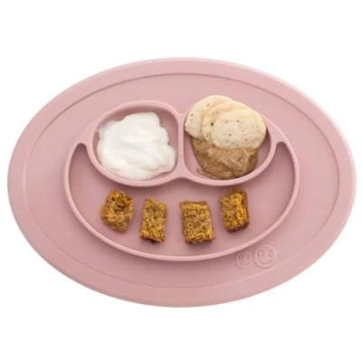 Afbeelding van Ezpz mini placemat en bordje in één Blush Roze Vriezer: Y