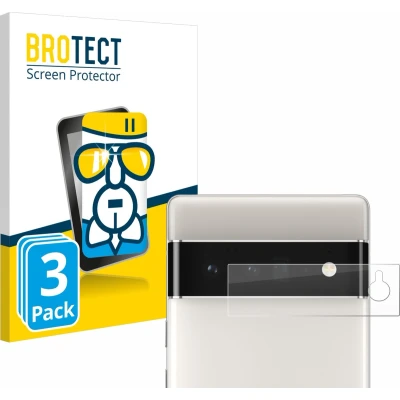 Afbeelding van BROTECT Screenprotector voor Google Pixel 6 Pro (ALLEEN Camera Lens) Folie Beschermfolie Beschermglas transparant (3 Stuks)