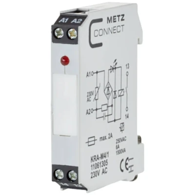 Afbeelding van Metz Connect 11061305 Koppelelement 230 V/AC (max) 1x NO 1 stuk(s)