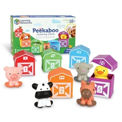 Afbeelding van Learning Resources Peekaboo pedagogische boerderij