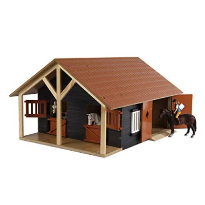Afbeelding van Schleich paardenstal met berging van Kids Globe