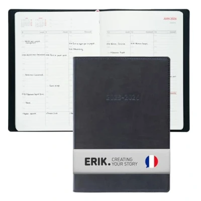 Afbeelding van Grupo Erik agenda 2025 2026, weekplanner, professioneel, A5, voor volwassenen, afsprakenboek, Frans