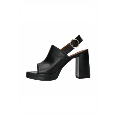 Afbeelding van sacha Sandalen met hoge hak, Dames, Maat: 39, Black Schoenen
