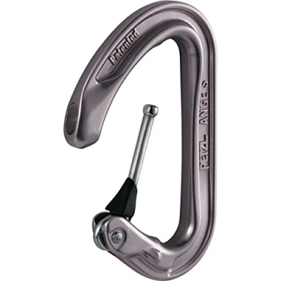 Afbeelding van Petzl Ange S compacte snapper met groot gebruiksgemak Licht grijs EOL
