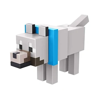 Afbeelding van Minecraft core figure wolf figurines