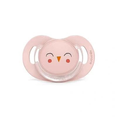 Afbeelding van Suavinex Fopspeen Bonhomia Reversible 6 18mnd Owl Pink