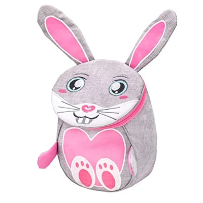 Afbeelding van Belmil Rugzak Konijn Junior 4 Liter Polyester Grijs/roze