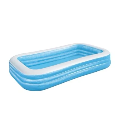 Image de Bestway 54009 Piscine gonflable familiale De Luxe bleue 305 x 183 56 cm