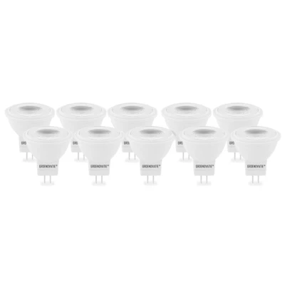 Afbeelding van GU4 / MR11 LED Spot 2W Warm Wit Dimbaar 35mm 10 Pack