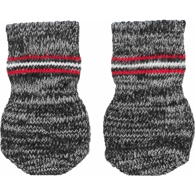 Afbeelding van Trixie Hondensokken Anti slip Grijs Xl 1 set 2 Sokken