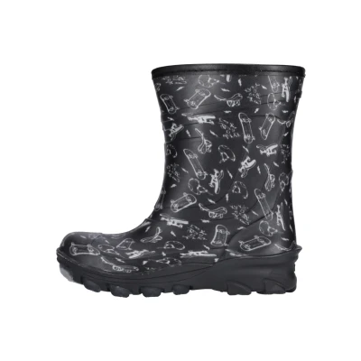 Afbeelding van Zigzag Regenlaarzen voor kinderen, Maat: 34, Black Soft synthetic