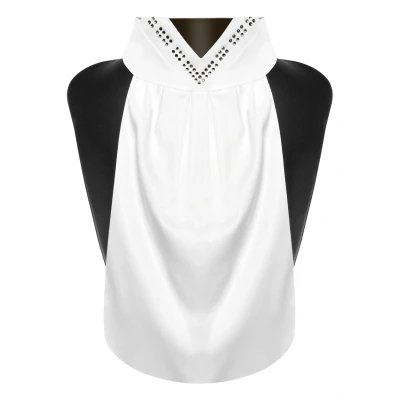 Image de Fair Play Plastron Faven Blanc/Noir L