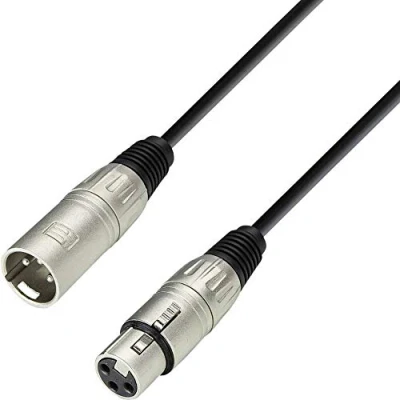 Afbeelding van Adam Hall K3MMF0300 XLR Verbindingskabel [1x bus 1x stekker] 3.00 m Zwart