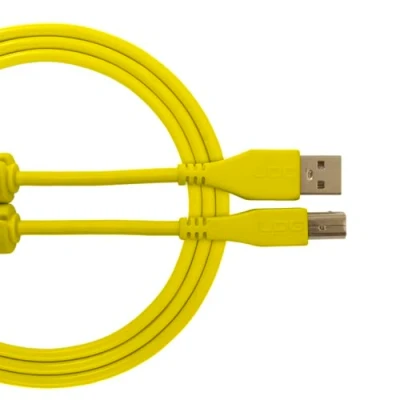 Afbeelding van UDG Ultimate Audio Cable USB 2.0 A B Yellow Straight 1m (U95001YL) Kabel voor DJs