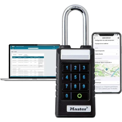 Afbeelding van Bluetooth Hangslot Cijferslot Masterlock 6400EURLJENT