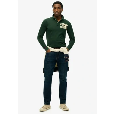 Afbeelding van Superdry Vintage Athletic LS Polo Heren Maat XL