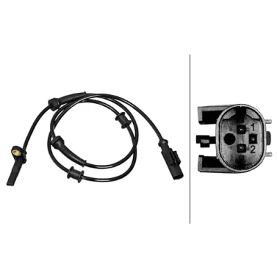 Afbeelding van HELLA 6PU 358 217 251 ABS Sensor Geluidsensor 2 950 PEUGEOT: Boxer Platform / Chassis, FIAT: Ducato III Van