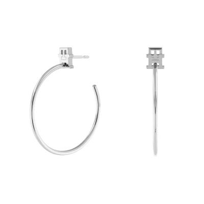 Afbeelding van Tommy Hilfiger Oorbellen, Dames, Maat: One Size, Silber