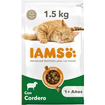 Afbeelding van 4x Iams Kat Adult Lam 1,5 kg