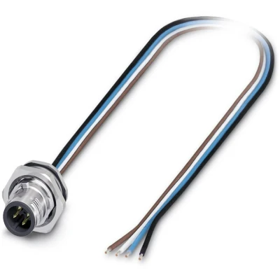 Afbeelding van Phoenix Contact 1419629 Sensor/actuator steekconnector M12 Aantal polen: 4 Stekker, inbouw 0.50 m 1 stuk(s)