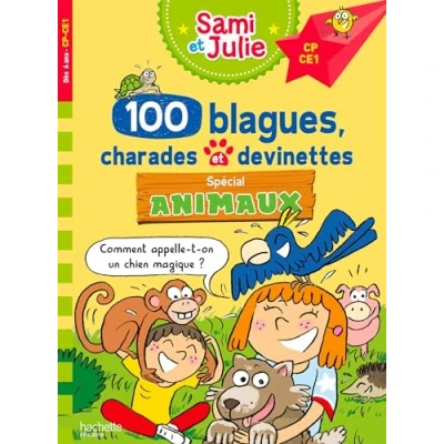 Afbeelding van 100 BLAGUES CHARADES ET DEVINETTES SPECIAL ANIMAUX CP CE2