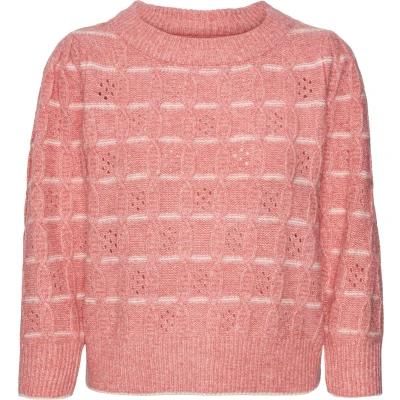 Afbeelding van Vero Moda Vmnewleonor 3/4 Oneck BOO Trui, Dames, Maat: XS, Dubarry