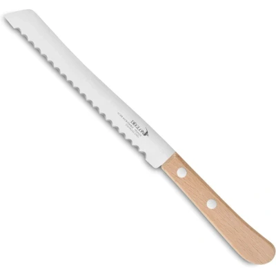 Afbeelding van Déglon Broodmes 19 cm Essentiel Serie Duurzaam Beukenhouten Handvat