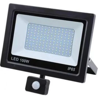 Afbeelding van Hofftech LED Straler Bouwlamp Smd met Sensor 100 Watt IP65