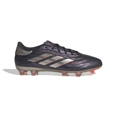 Afbeelding van adidas Performance COPA PURE 2.0 PRO FIRM Ground Voetbalschoenen met kunststof noppen, Heren, Maat: 47 1/3, Aurora black/platin metallic/turbo