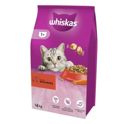 Afbeelding van Kattenvoer Whiskas 5900951014345 Volwassen Kalfsvlees 14 Kg