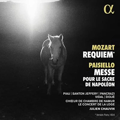 Afbeelding van Le Concert De La Loge, Choeur Chambre Namur Mozart: Requiem Paisiello: Messe Pour Sacre Napoleon (CD)