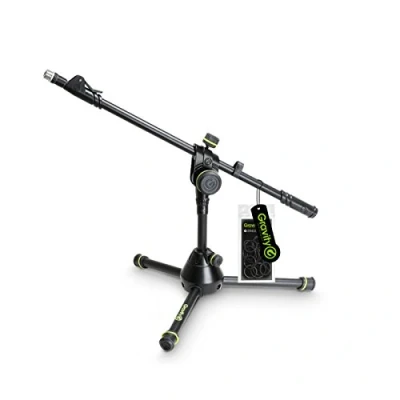 Afbeelding van Gravity MS 3122 HDB Microfoonstatief, klein, telescopische boompole zwart