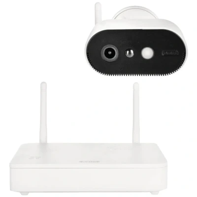 Afbeelding van ABUS Security Center PPIC91000 IP Bewakingscameraset LAN, WiFi 4 kanaals 1920 x 1080 Pixel