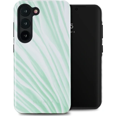 Afbeelding van Selencia Hoesje Geschikt voor Samsung Galaxy S23 Vivid Backcover Nature Grayed Jade