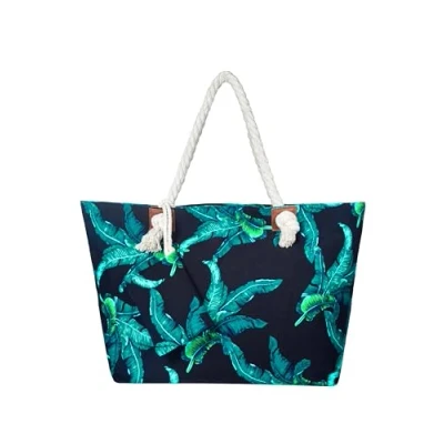 Afbeelding van DonDon Grote waterdichte strandtas met ritssluiting, boodschappentas, schoudertas