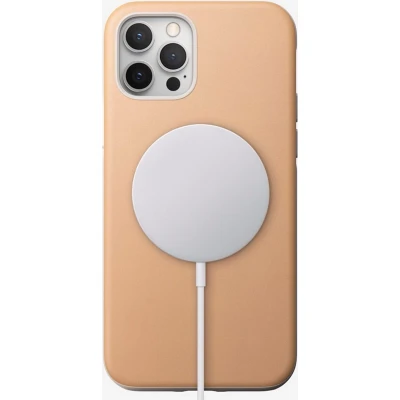 Afbeelding van Nomad Mag Leather Case iPhone 12 Pro Max natural