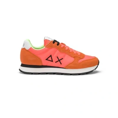 Afbeelding van Sun68 TOM Solid Sneakers laag, Heren, Maat: 40, Arancio Leer