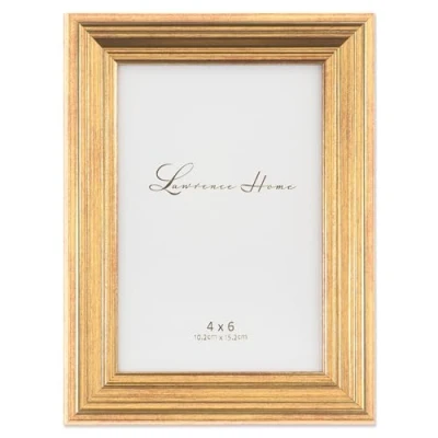 Afbeelding van Lawrence Frames Sutter Fotolijst, bruin, 10 x 15 cm, goudkleurig