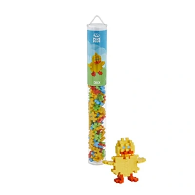 Afbeelding van Plus Kuiken Tube Constructiespeelgoed Set Met Bouwstenen 100 Delige Bouwset Bouwspeelgoed Vanaf 3 Jaar