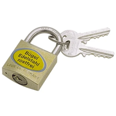 Afbeelding van Cilinder hangslot rvs beugel 40