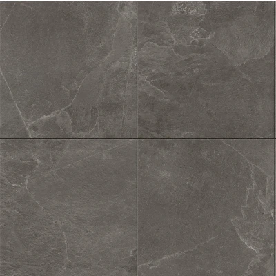 Afbeelding van Keramische tuintegel Marmo Antracite 60x60x3cm