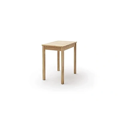 Afbeelding van Robas Lund ALF070KB tafel eetkamertafel massief hout kernbeuk, Alfons BxHxD 70 x 76 cm, naturel