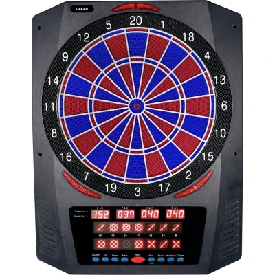 Afbeelding van KOTO Royal 580, Elektronisch Dartbord, Dartbord met Softtip Darts, E Darts Multiplayer, 36 spellen en meer dan 580 variaties, Professioneel Dartspel, DartSet.