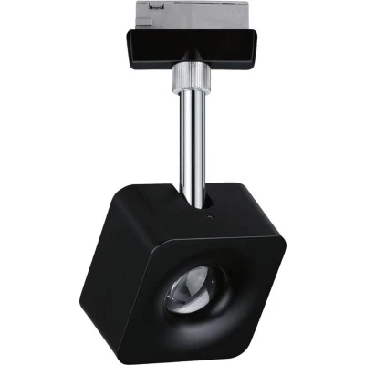 Afbeelding van Paulmann URail Cube LED spot railverlichtung zwart mat 2700K Metaal/kunststof dimbaar