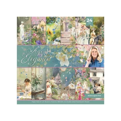 Afbeelding van Sara Signature Age of Elegance Paperpad 15x15 cm